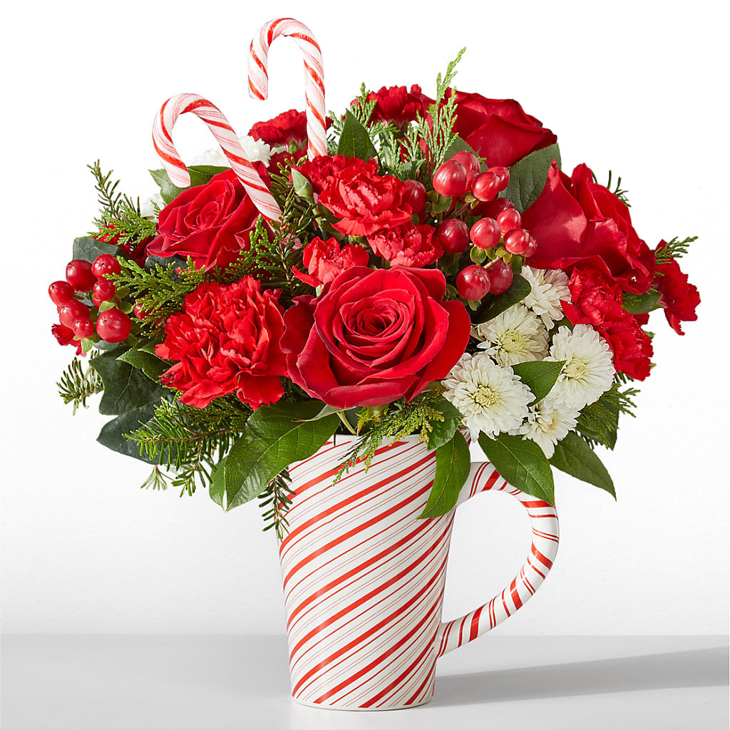 Peppermint Swirl Mug – Sayla Flowers, Los Angeles CA