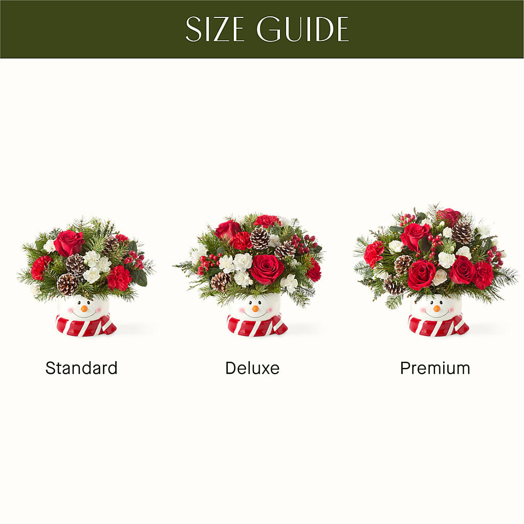 Jolly Snowman Bouquet – Sayla Flowers, Los Angeles CA