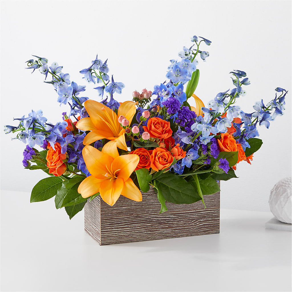 Radiant Citrus Box Bouquet – Sayla Flowers, Los Angeles CA