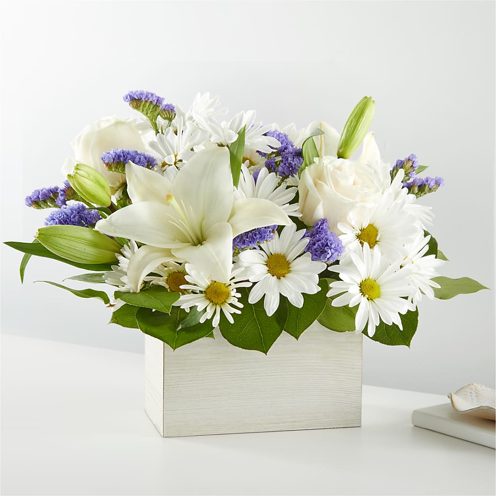 Beyond Blue Box Bouquet – Sayla Flowers, Los Angeles CA