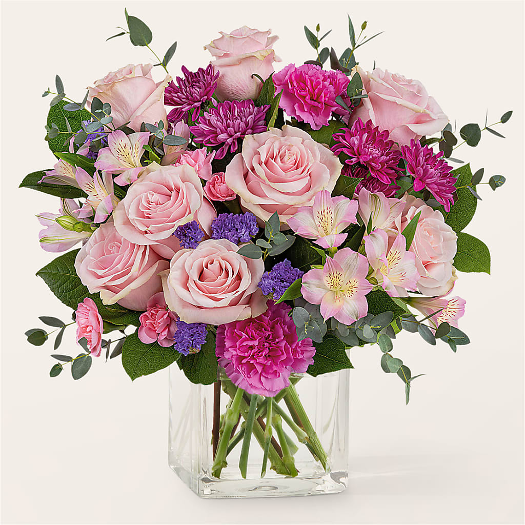 Rosy Radiance Bouquet – Sayla Flowers, Los Angeles CA