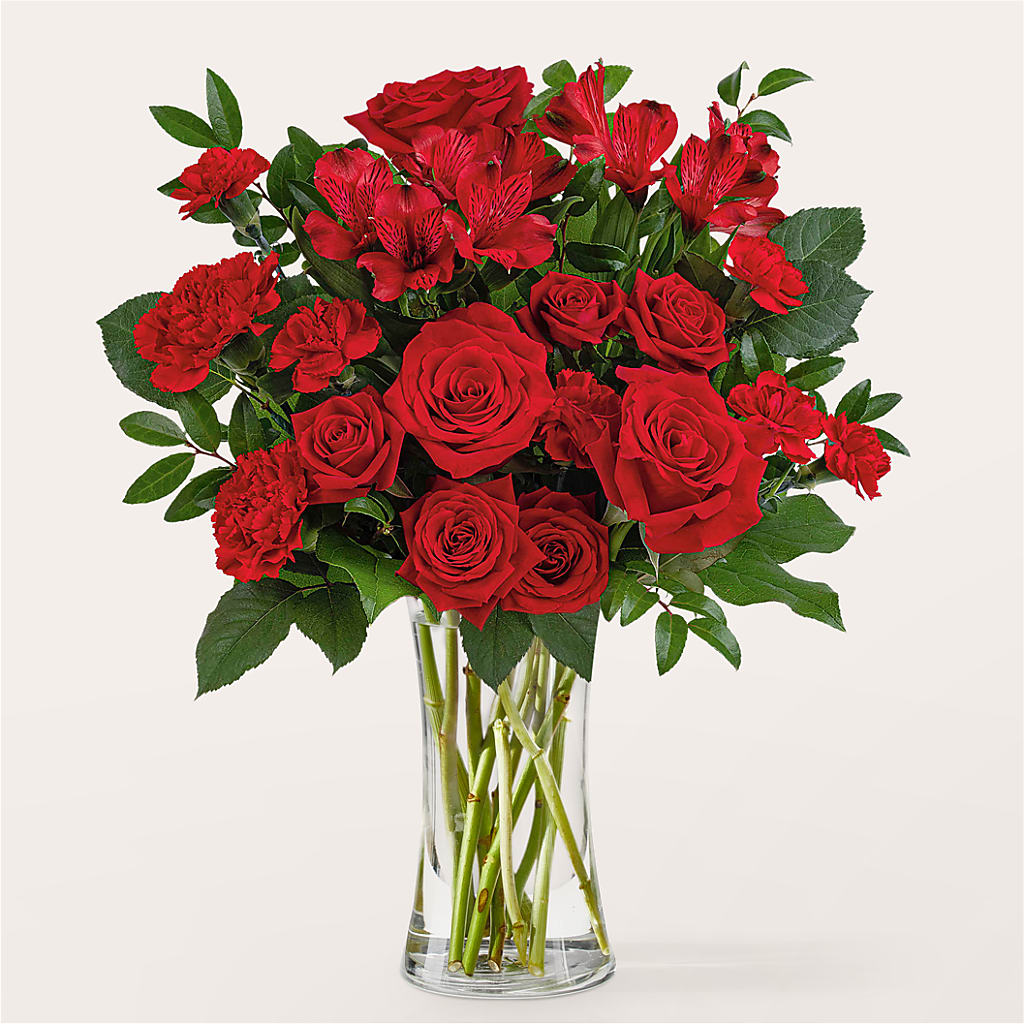 Brilliant Ruby Bouquet – Sayla Flowers, Los Angeles CA