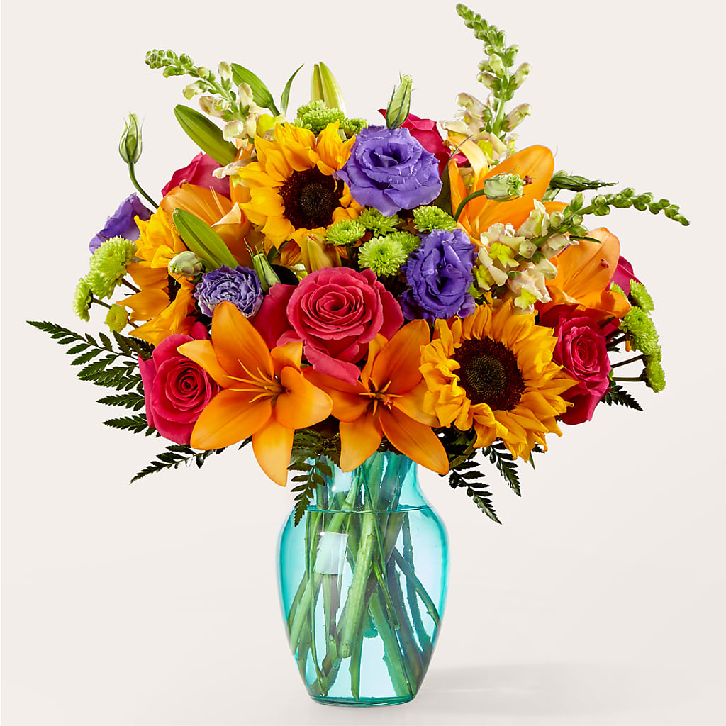 Double Rainbow Bouquet – Sayla Flowers, Los Angeles CA