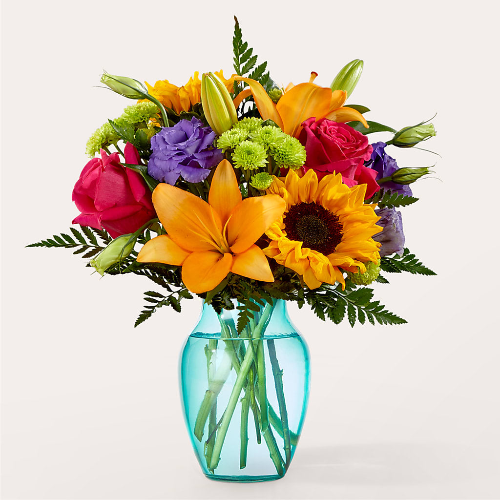 Double Rainbow Bouquet – Sayla Flowers, Los Angeles CA