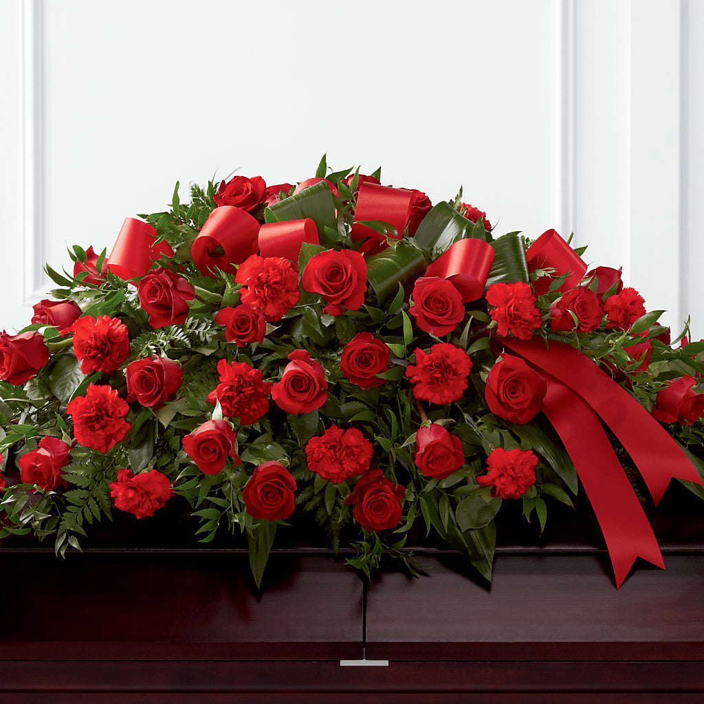Tribute of Life Casket Spray – Sayla Flowers, Los Angeles CA