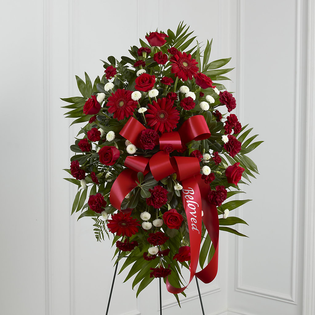Treasured Memories Standing Spray – Sayla Flowers, Los Angeles CA