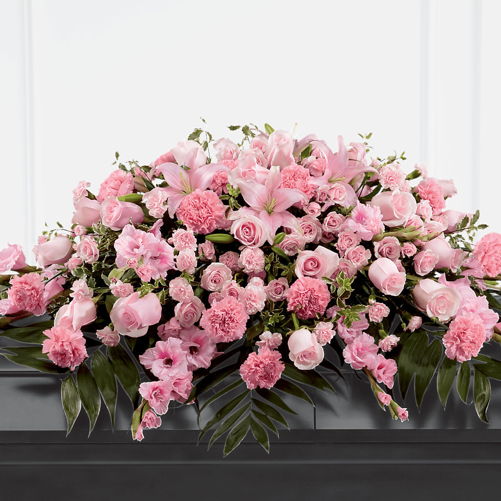 Garden of Comfort Casket Spray (Standard) – Sayla Flowers, Los Angeles CA