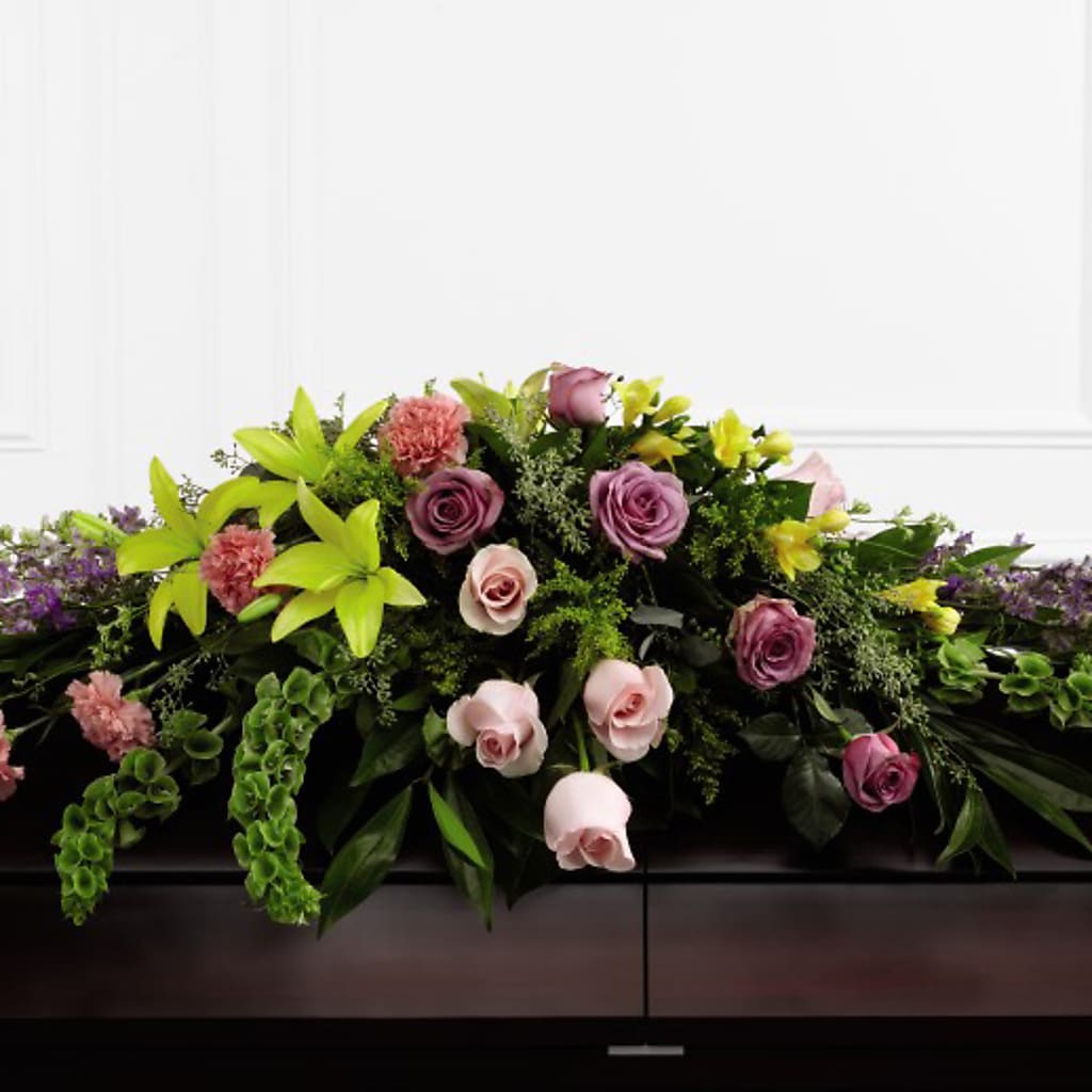 Forever Beloved Casket Spray – Sayla Flowers, Los Angeles CA
