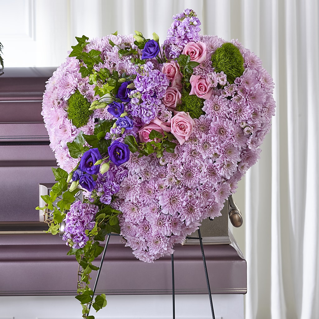 Treasured Love Standing Heart – Sayla Flowers, Los Angeles CA