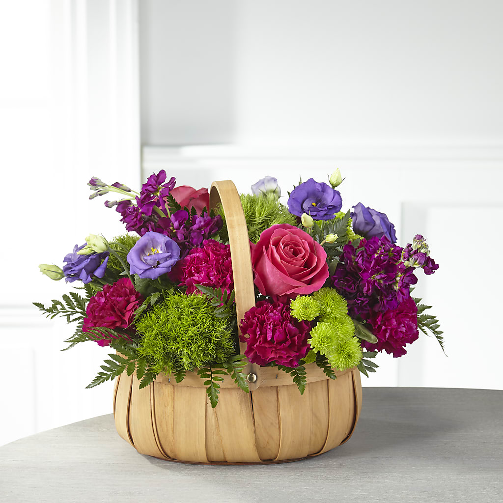 Serene Sanctuary Basket – Sayla Flowers, Los Angeles CA