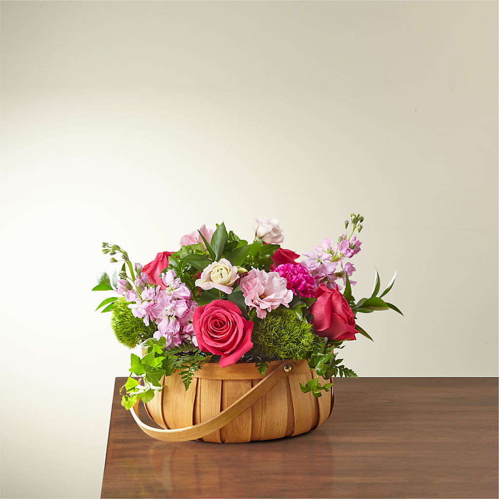 Radiance in Bloom Basket – Sayla Flowers, Los Angeles CA