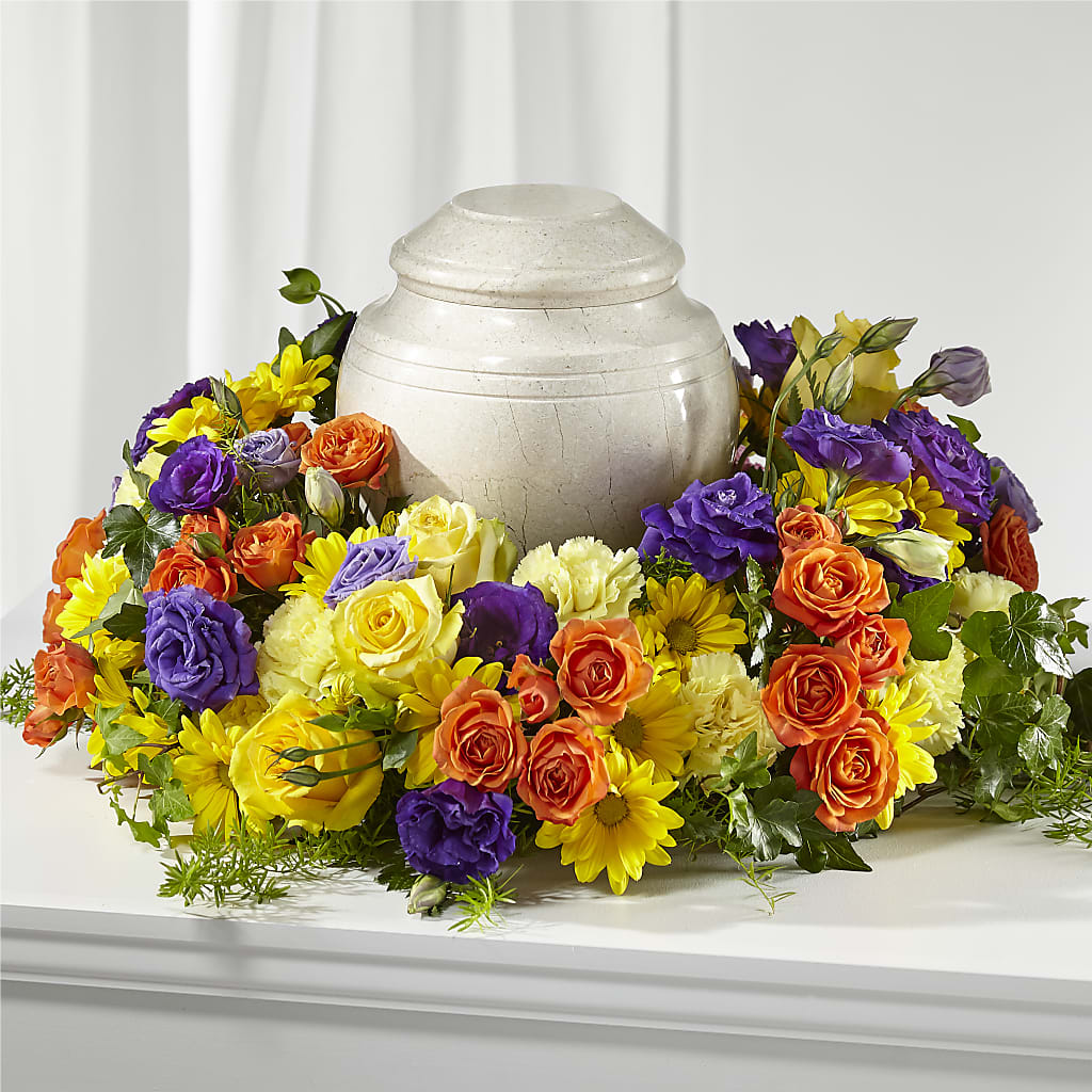 Blossoms of Remembrance Cremation Adornment – Sayla Flowers, Los Angeles CA