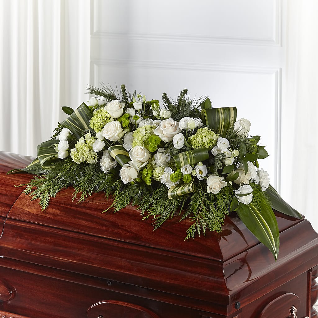 Hopeful Gesture Casket Spray – Sayla Flowers, Los Angeles CA
