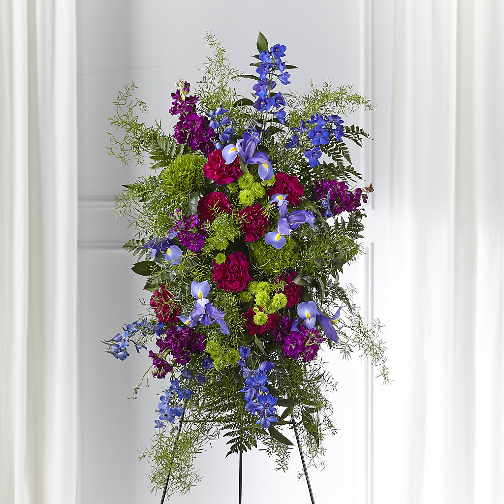 Heavenly Skies Standing Spray – Sayla Flowers, Los Angeles CA