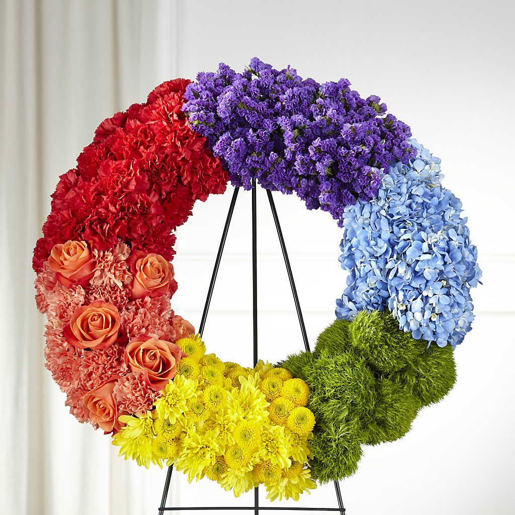 Circle of Love Wreath – Sayla Flowers, Los Angeles CA