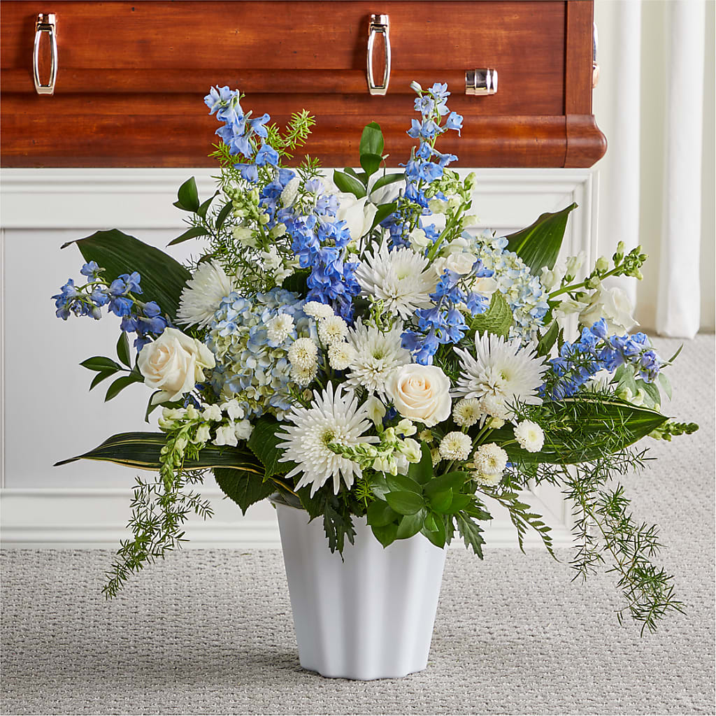 Everlasting Memories Floor Basket – Sayla Flowers, Los Angeles CA