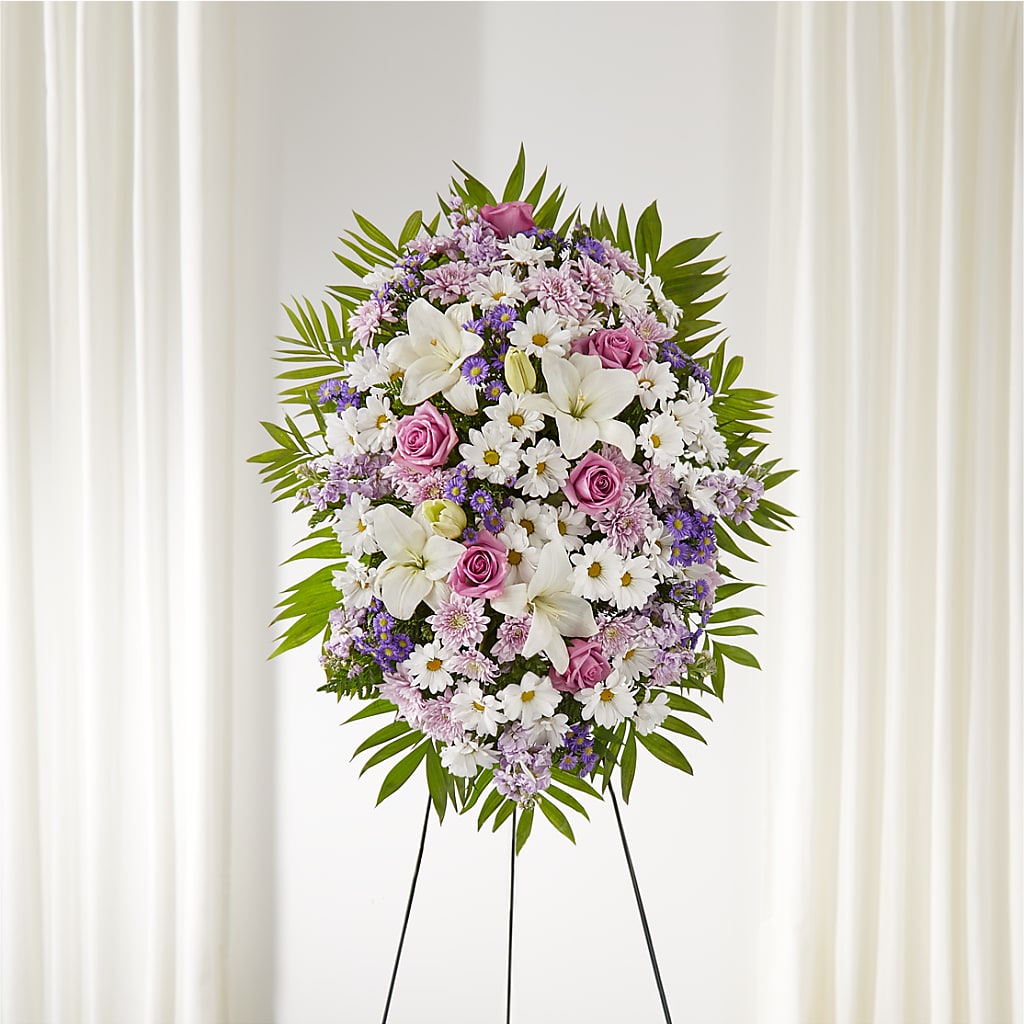 Surrounded by Love Standing Spray – Sayla Flowers, Los Angeles CA