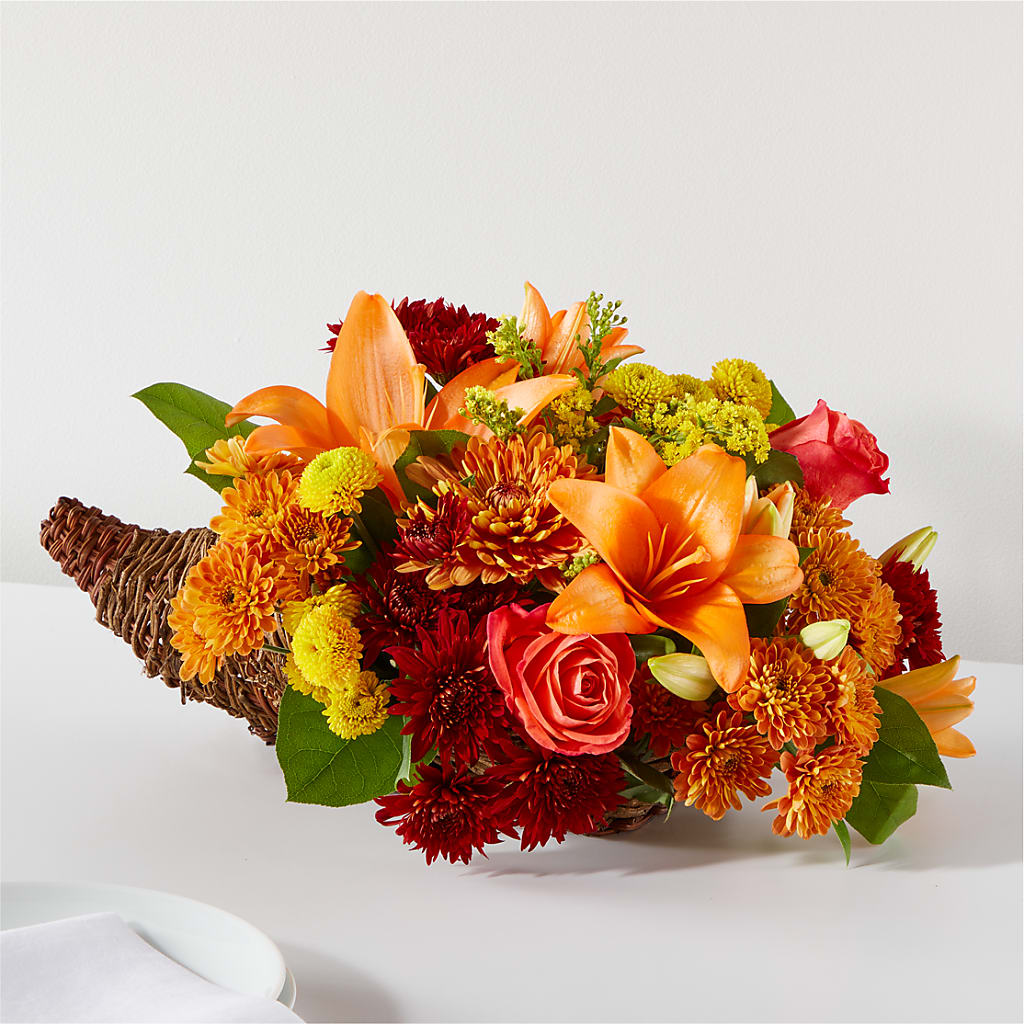 Bouquet of Blessings Cornucopia – Sayla Flowers, Los Angeles CA