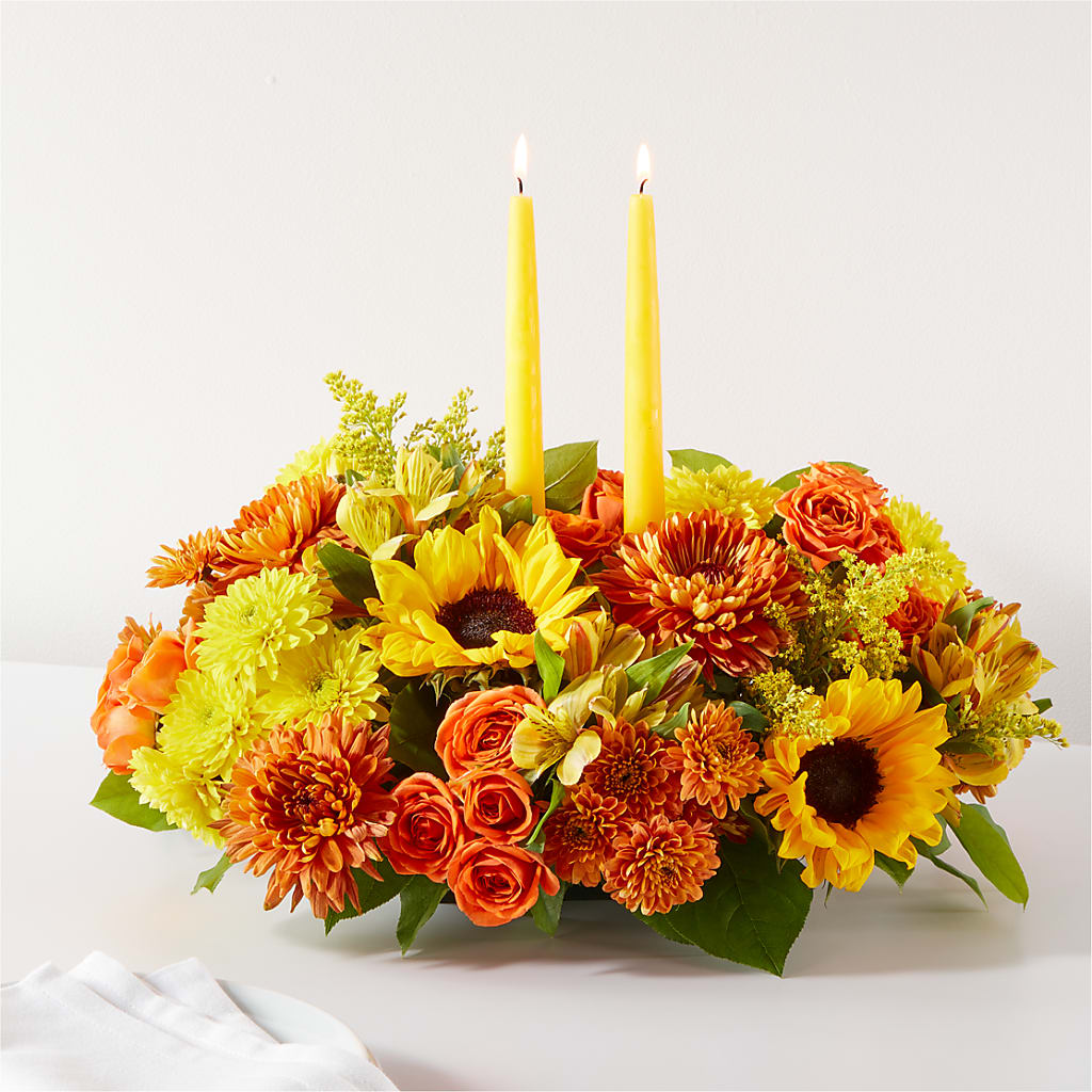 Autumn Harmony Centerpiece – Sayla Flowers, Los Angeles CA