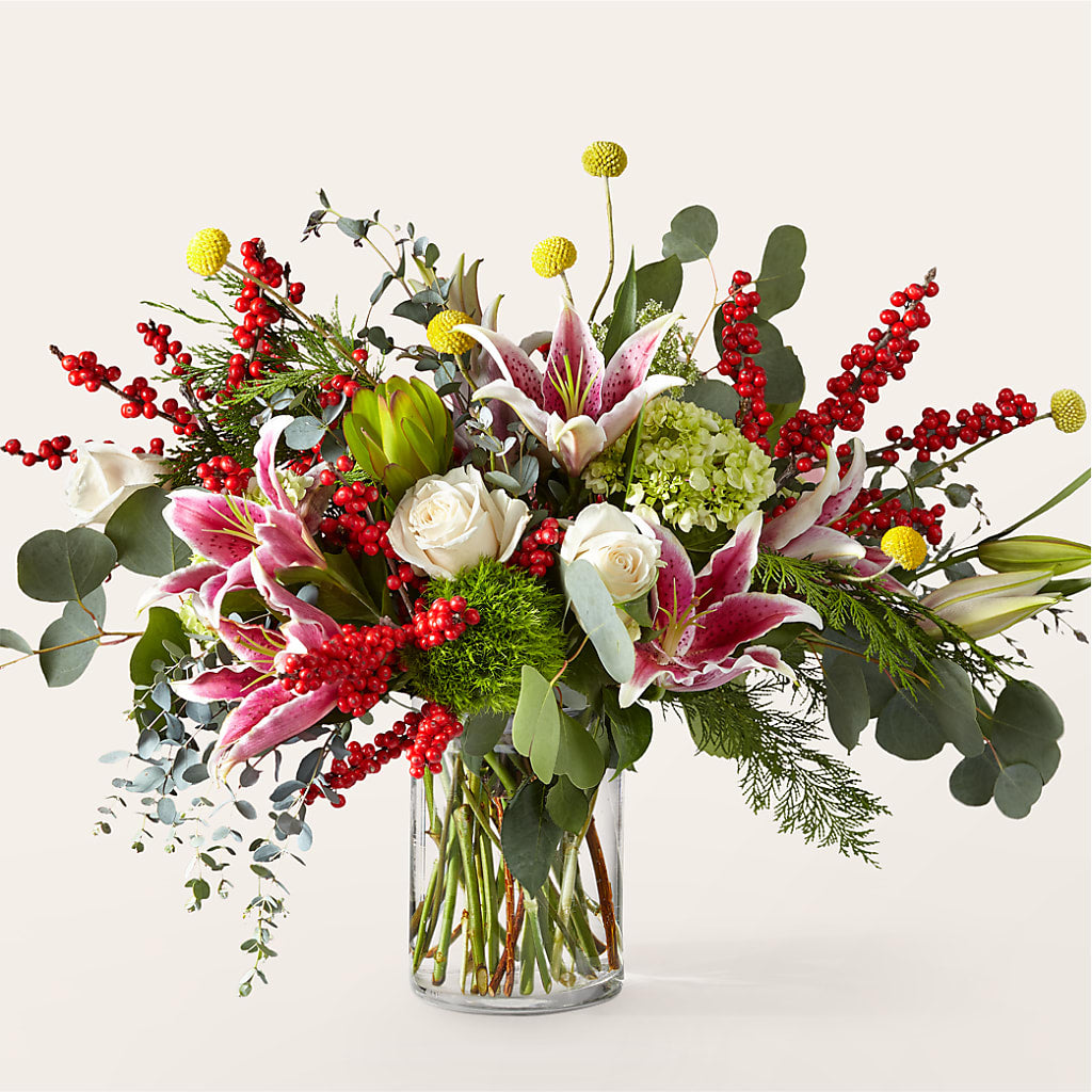 Berry & Bright Bouquet – Sayla Flowers, Los Angeles CA