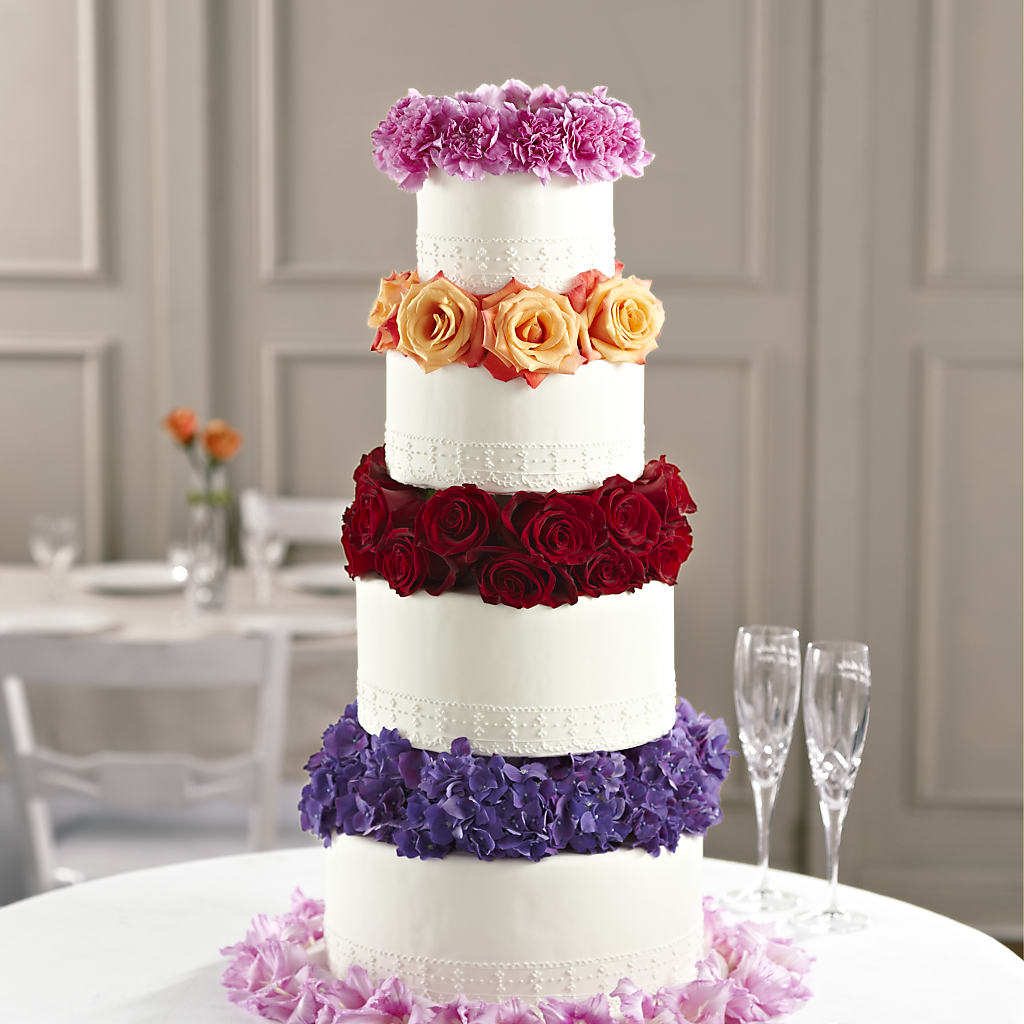 Infinite Love Cake Décor – Sayla Flowers, Los Angeles CA