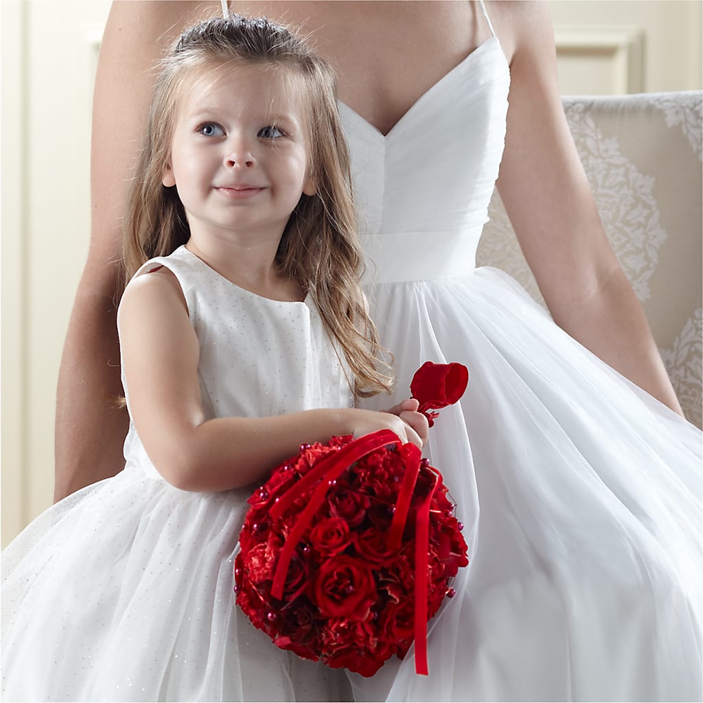 Pure at Heart Flower Girl Arrangement – Sayla Flowers, Los Angeles CA
