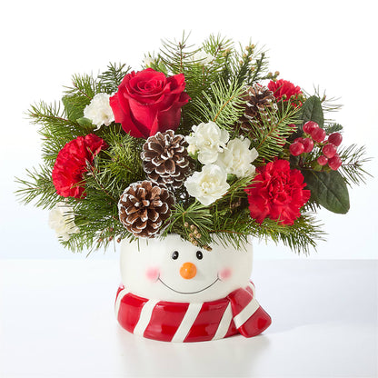 Jolly Snowman Bouquet –  Sayla Flowers, Los Angeles CA