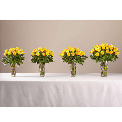 Long Stem Yellow Rose Bouquet –  Sayla Flowers, Los Angeles CA
