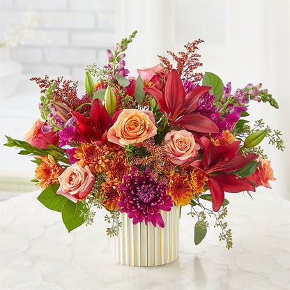 Burgundy Landscape Bouquet –  Sayla Flowers, Los Angeles CA