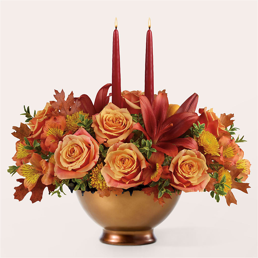 Harvest Table Centerpiece –  Sayla Flowers, Los Angeles CA