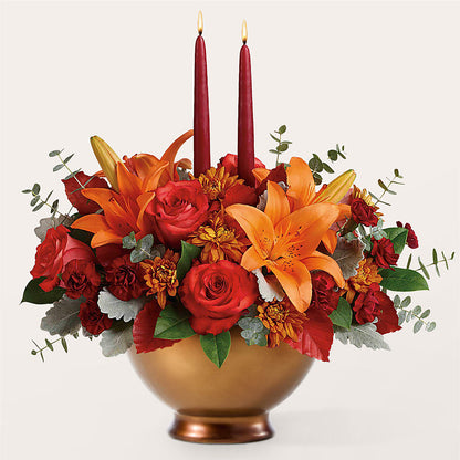 Fruits of Fall Centerpiece –  Sayla Flowers, Los Angeles CA