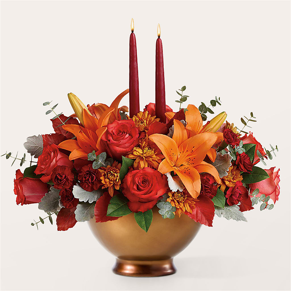 Fruits of Fall Centerpiece –  Sayla Flowers, Los Angeles CA