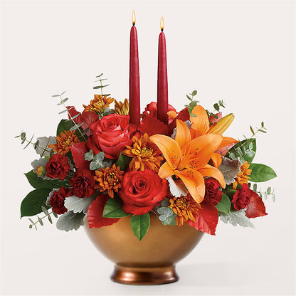 Fruits of Fall Centerpiece –  Sayla Flowers, Los Angeles CA
