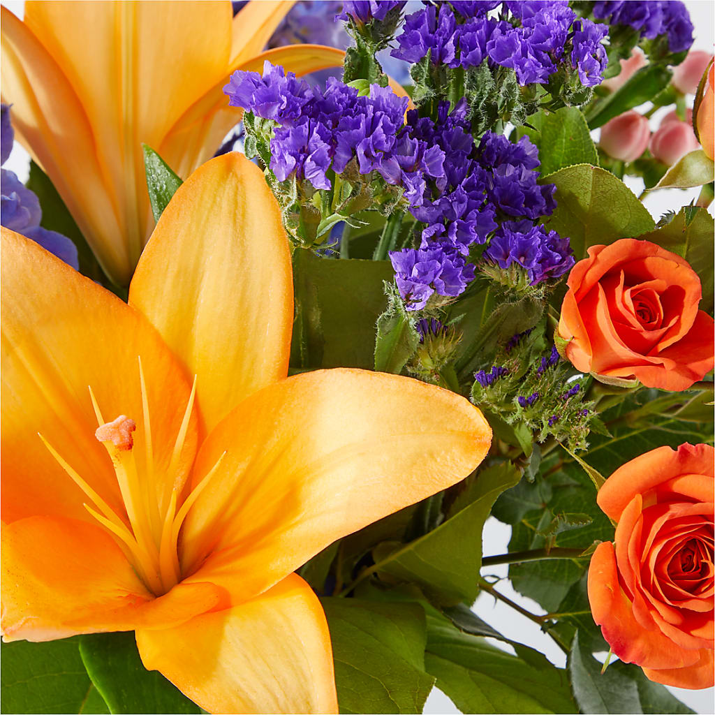 Radiant Citrus Bouquet –  Sayla Flowers, Los Angeles CA