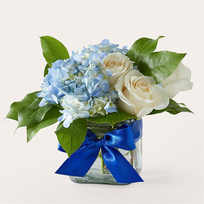Sky Blue Delight Bouquet –  Sayla Flowers, Los Angeles CA