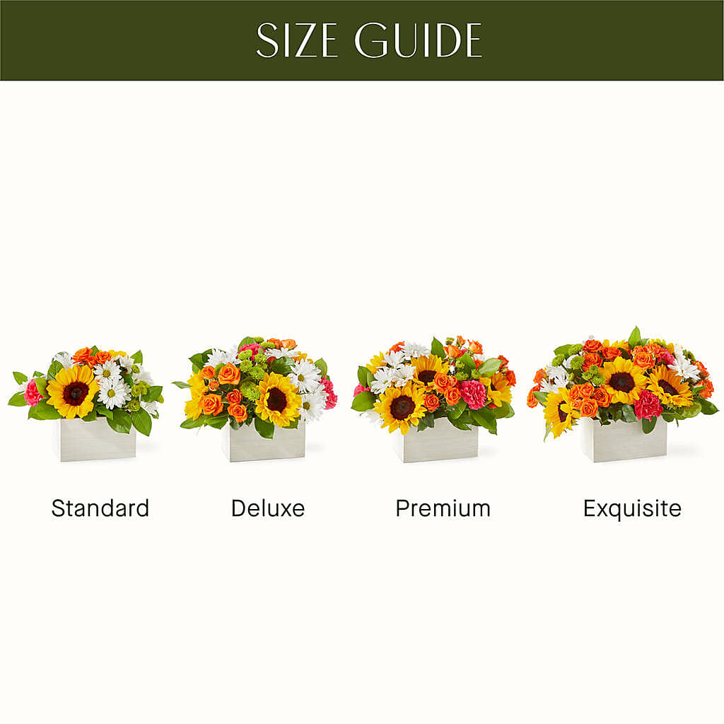 Sun-drenched Blooms Box Bouquet –  Sayla Flowers, Los Angeles CA