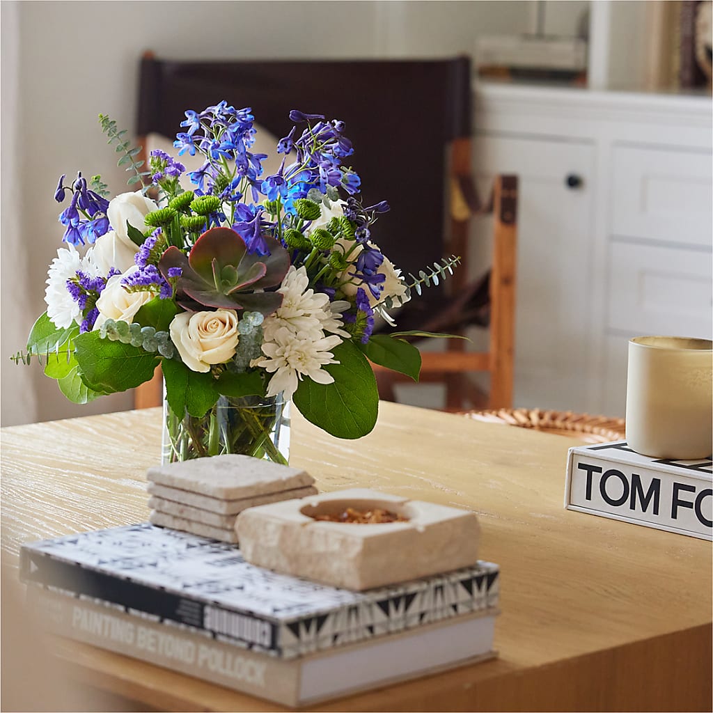 Cerulean Waves Bouquet –  Sayla Flowers, Los Angeles CA