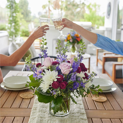 Violet Frost Bouquet –  Sayla Flowers, Los Angeles CA