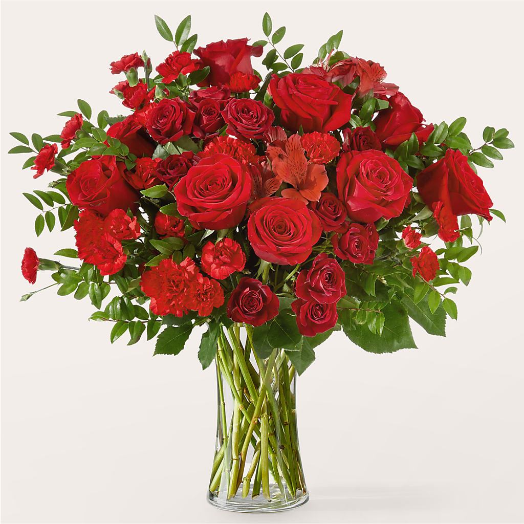 Brilliant Ruby Bouquet –  Sayla Flowers, Los Angeles CA