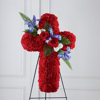 Faithful Hero Floral Cross –  Sayla Flowers, Los Angeles CA