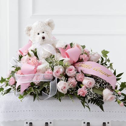 Touch of Sympathy Casket Spray –  Sayla Flowers, Los Angeles CA