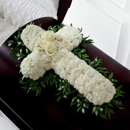 Peaceful Memories Casket Spray (Standard) –  Sayla Flowers, Los Angeles CA