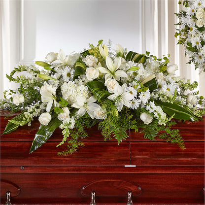 Abundance Casket Spray –  Sayla Flowers, Los Angeles CA