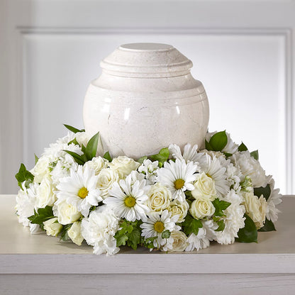 Ivory Gardens Cremation Adornment –  Sayla Flowers, Los Angeles CA