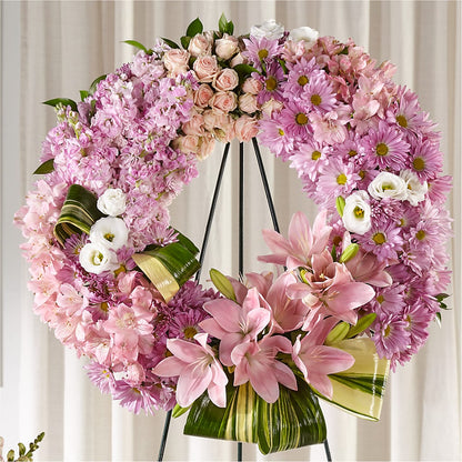 Gift of Warmth Wreath –  Sayla Flowers, Los Angeles CA
