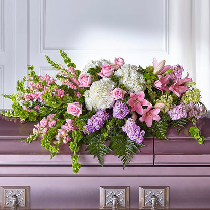 Life's Gratitude Casket Spray –  Sayla Flowers, Los Angeles CA