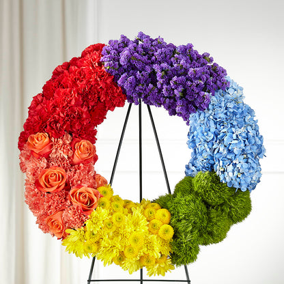 Circle of Love Wreath –  Sayla Flowers, Los Angeles CA