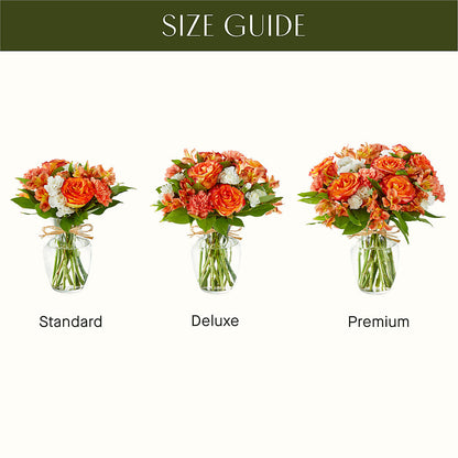 Apricot Glow Bouquet –  Sayla Flowers, Los Angeles CA