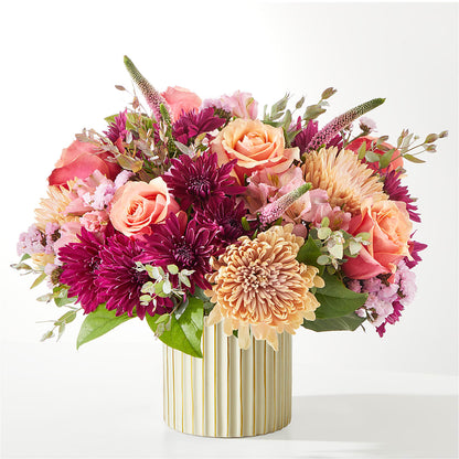 Berry Cobbler Bouquet with Ivory Vase –  Sayla Flowers, Los Angeles CA