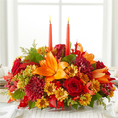 Autumn's Embrace Centerpiece –  Sayla Flowers, Los Angeles CA